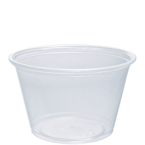 Dart CUP PLASTIC PORTION SOUFFLE CLEAR 4 OZ PP