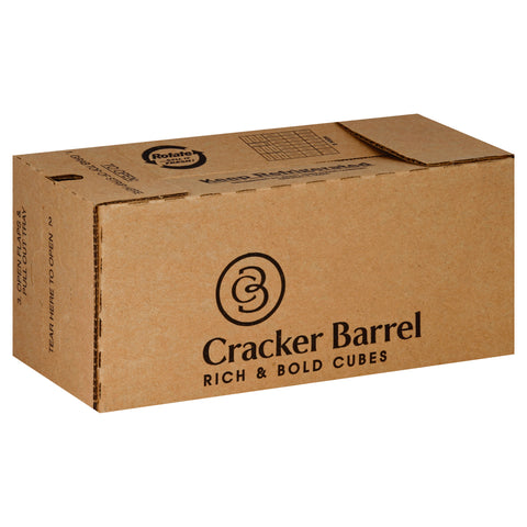 Cracker Barrel Cheddar Jack Snacking Cubes, 2 Ounce -- 6 per case.