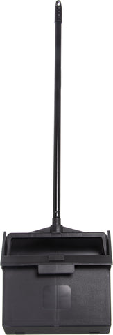Carlisle DUSTPAN DUO-PAN™ UPRIGHT W/ METAL HANDLE - BLACK