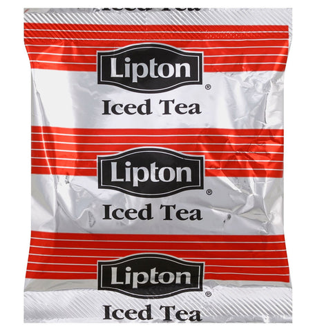 Lipton Black Unsweetened Iced Tea Pouches for Steeping Brewer, 3 gallon -- 24 per case