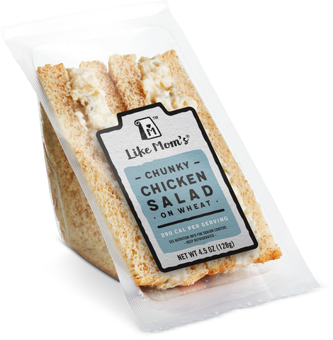 Mom's SANDWICH CHICKEN SALAD ON WHITE BREAD 4.5 OZ 10000051148