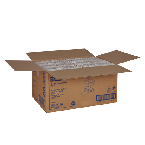Towel Hand C-fold White 1-ply 10.1x12.8
