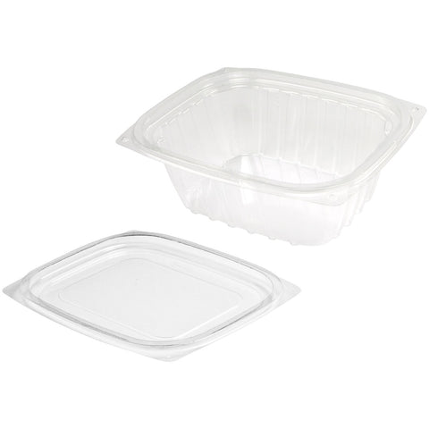 Dart ClearPac® CONTAINER PLASTIC CLEAR W/ FLAT LID 12 OZ