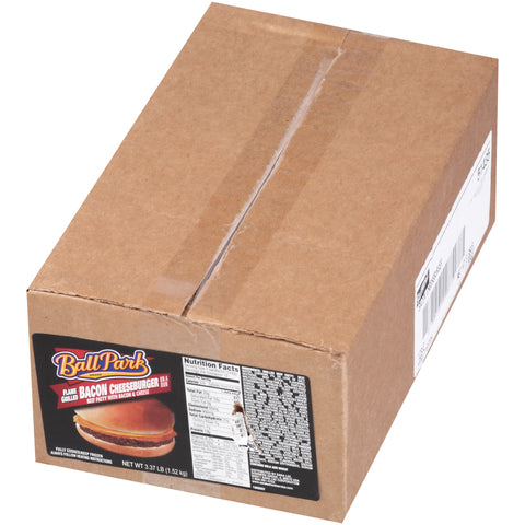 Ball Park Bacon Cheeseburger Sandwich, 4.5 Ounce -- 12 per case.