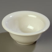 Carlisle BOWL NAPPIE RIMMED DURUS® MELAMINE BONE 10 OZ
