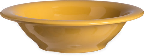 Carlisle BOWL RIMMED DURUS® MELAMINE HONEY YELLOW 12 OZ
