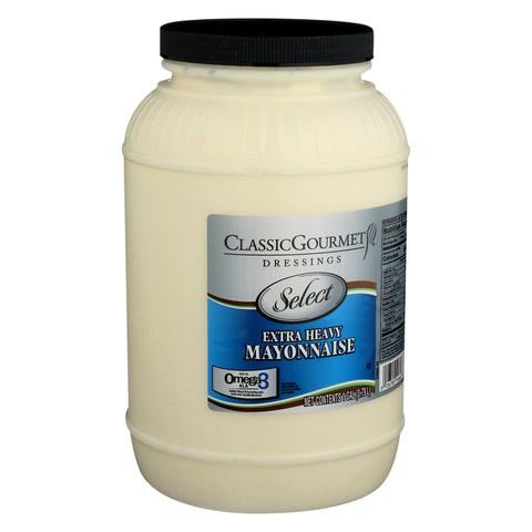 Classic Gourmet Select Extra Heavy Duty Mayonnaise, 7.3 Pound Jar -- 4 per case.