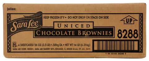 Brownie Chocolate W/o Nuts Iced 12x16