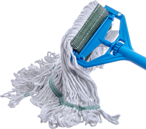 Flo-Pac® MOP HEAD MEDIUM GREEN BAND W/ LOOPED-END