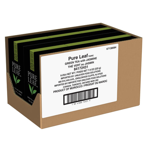 Pure Leaf Green with Jasmine Enveloped Hot Tea Bags, 25 count -- 6 per case