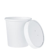Container Paper Food Flexstyle Double Poly Combo 16 Oz