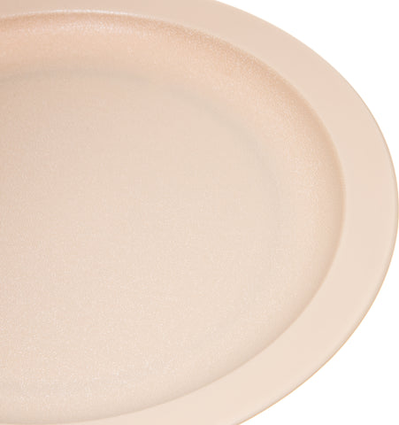 Plate Narrow Rim Polycarbonate Tan 9