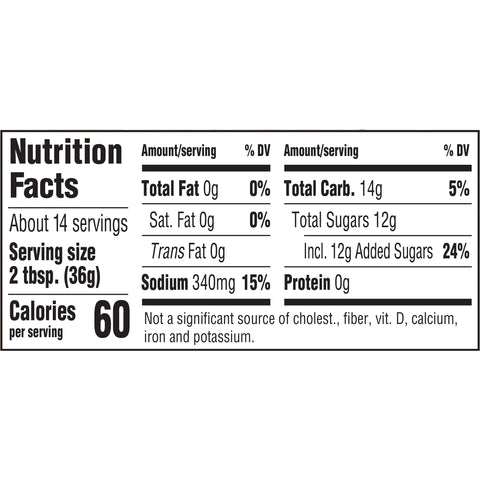 Kraft Sweet Honey Barbecue Sauce, 18 Ounce -- 12 per case