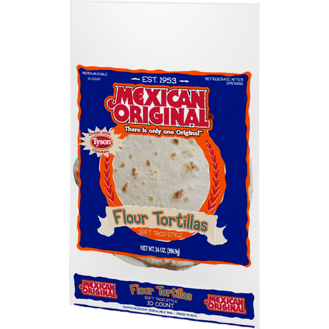 Mexican Original® TORTILLA FLOUR PRESSED WHITE 8