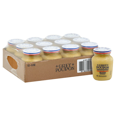 Kraft Grey Poupon Dijon Mustard, 8 Ounce -- 12 per case.