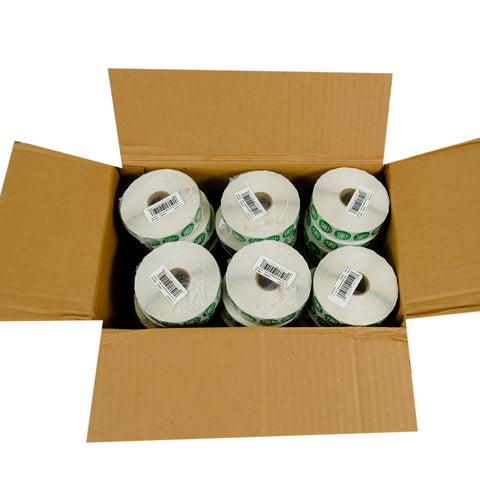 National Checking Company Dateit Green Trilingual Removable Label - Friday, 0.75 inch Circle -- 2000 per case.