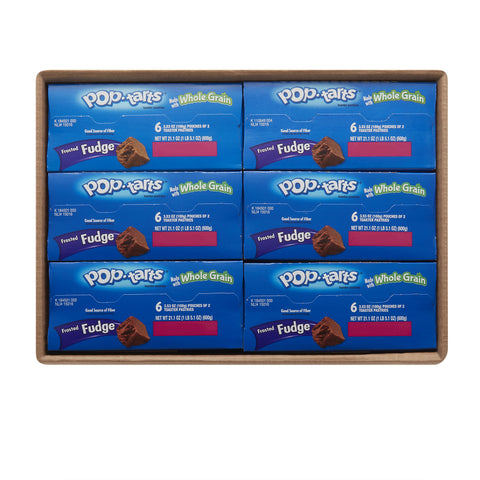 Kelloggs Pop Tarts Frosted Fudge Whole Grain Chocolate Toaster Pastry, 3.53 Ounce -- 72 per case.