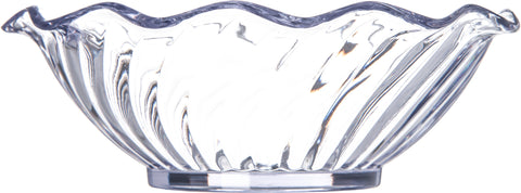 Dish Plastic Berry Clear Tulip 5 Oz