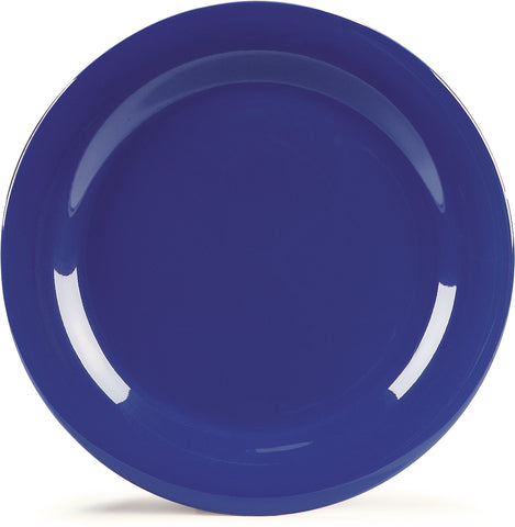 Carlisle PLATE DINNER NARROW RIM DURUS® MELAMINE OCEAN BLUE 10.5