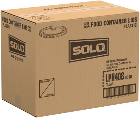Solo® LID POLYPROPYLENE FOOD CONTAINER CLEAR 8-12 OZ