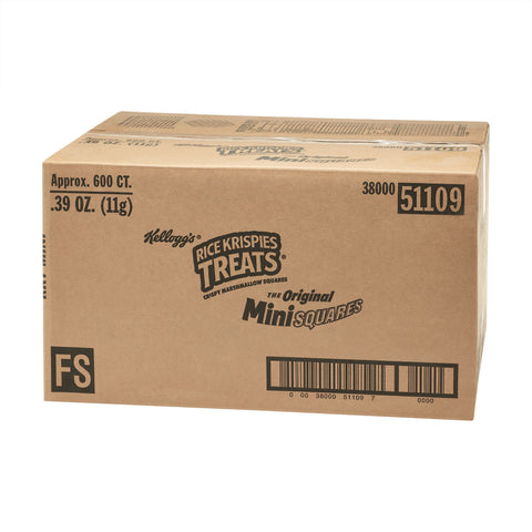 Rice Krispies Treats Original Mini-Square Cereal, 0.39 Ounce -- 600 per case.