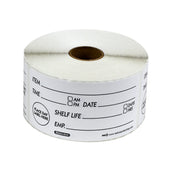 Label Shelf Life Removable 2x4