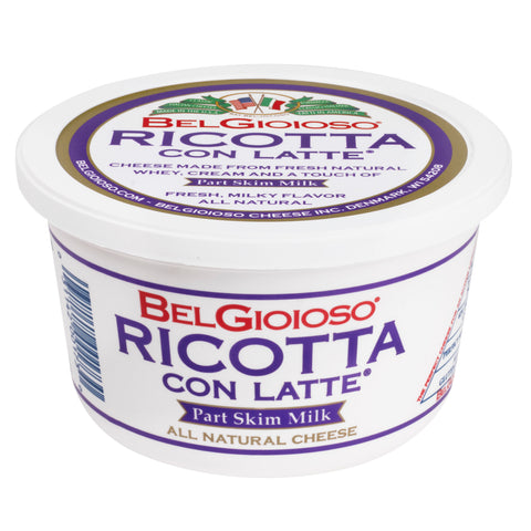 Belgioioso CHEESE RICOTTA WHIPPED PART SKIM MILK CON LATTE 73% TUB
