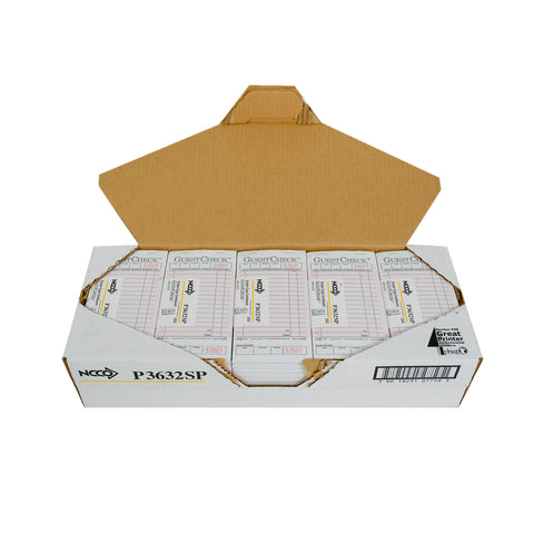 Guest Check Shrink Wrap Pack 1 Part Pink