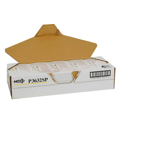 National Checking Medium Pink 1 Part Cardboard Guest Check, 6.75 x 3.5 inch -- 2500 per case