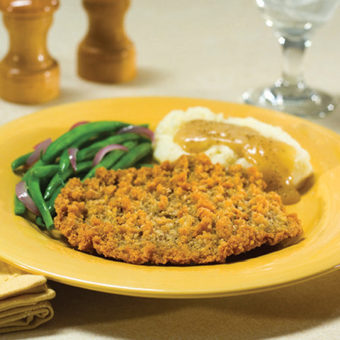 Super Crispy™ BEEF COUNTRY FRIED STEAK BREADED 5.33 OZ 10000092330