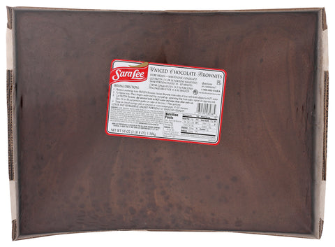 Brownie Chocolate W/o Nuts Iced 12x16