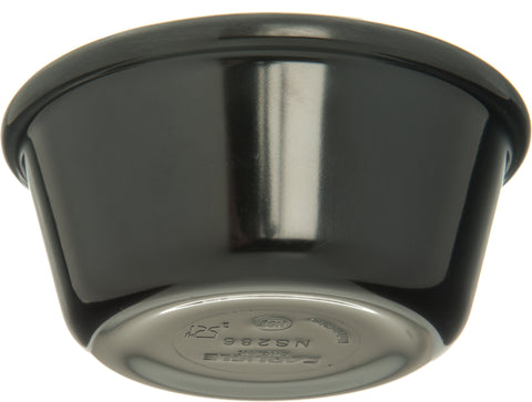 Carlisle RAMEKIN SMOOTH MELAMINE BLACK 6 OZ
