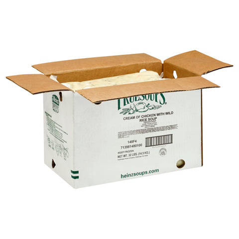 True Soups Ready To Heat Cream of Chicken Soup with Wild Rice Soup, 8 Pound -- 4 per case