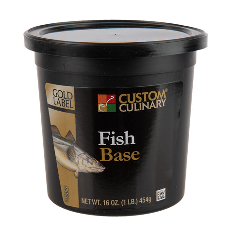 Custom Culinary Gold Label Fish Base, 1 Pound -- 6 per case.