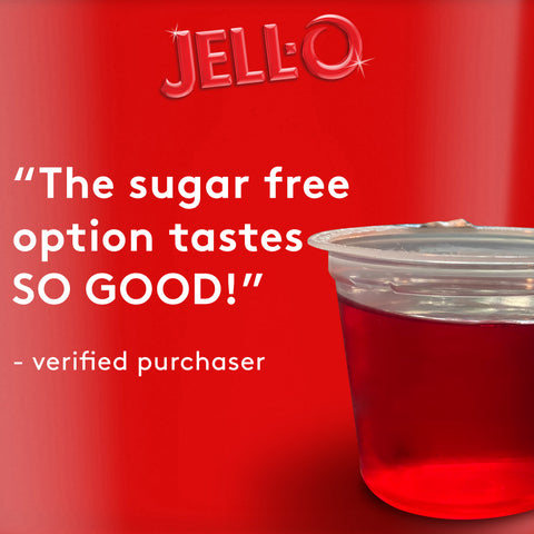 Jell-O GELATIN STRAWBERRY SUGAR FREE SNACKPAK