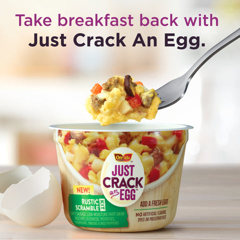 Just Crack An Egg EGG SCRAMBLE KIT RUSTIC