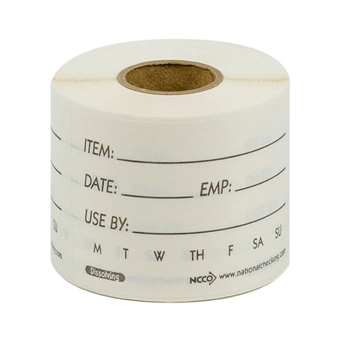 National Checking LABEL PRODUCT DISSOLVABLE 2X3