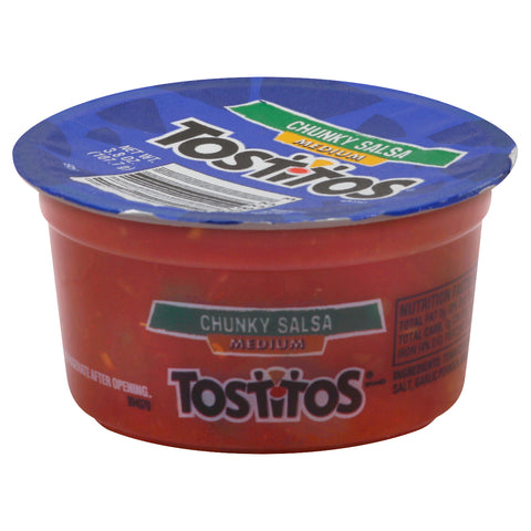 Tostitos Medium Chunky Salsa Dip, 3.8 Ounce -- 30 per case