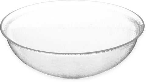 Carlisle BOWL ACRYLIC ROUND PEBBLED CLEAR 7 QT