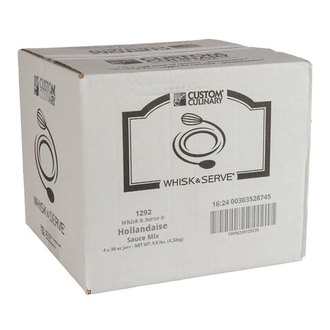 Custom Culinary Whisk and Serve Hollandaise Sauce Mix, 38 Ounce -- 4 per case.