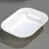 Carlisle BAKER SERVER RECTANGLE MELAMINE WHITE 28 OZ