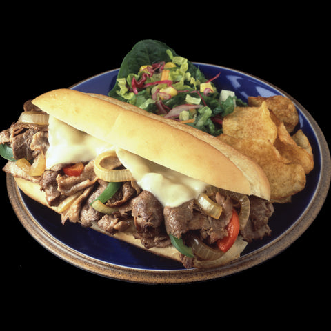 Philly Freedom® BEEF STEAK FLAT TRADITIONAL MARINATED W/ FOOD STARCH 5 OZ 10000038055