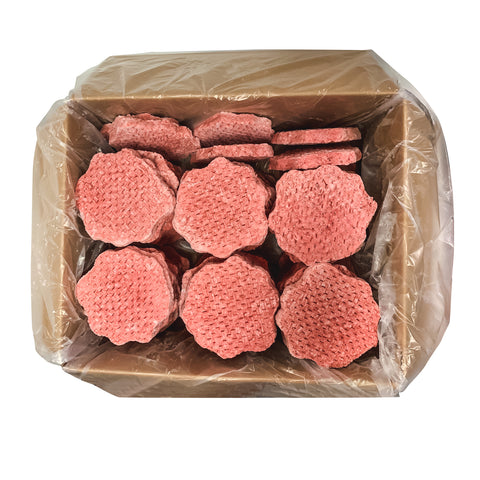 Beef Patty Ground Oval Seasoned Frozen 6 Oz