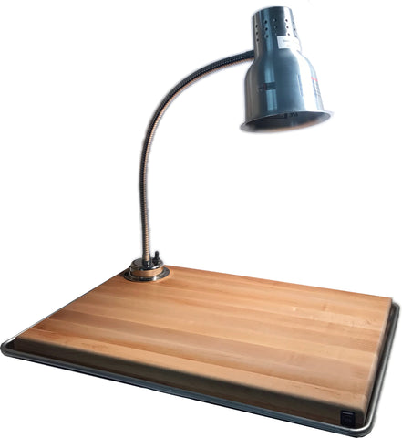 Carlisle LAMP HEAT FLEXIGLOW™ SINGLE ARM W/ BOARD & PAN ALUMINUM 24