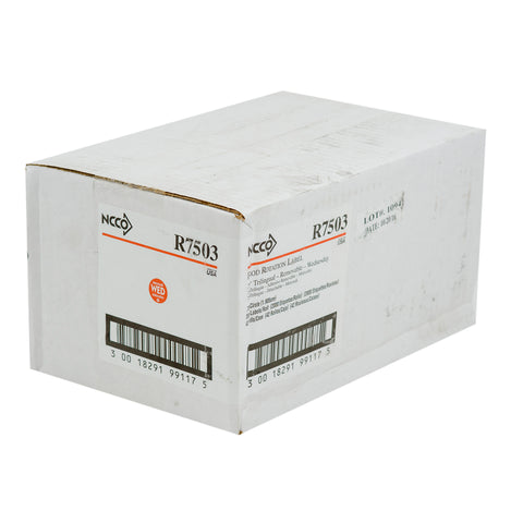 Label Wednesday Trilingual Removable Red 3/4