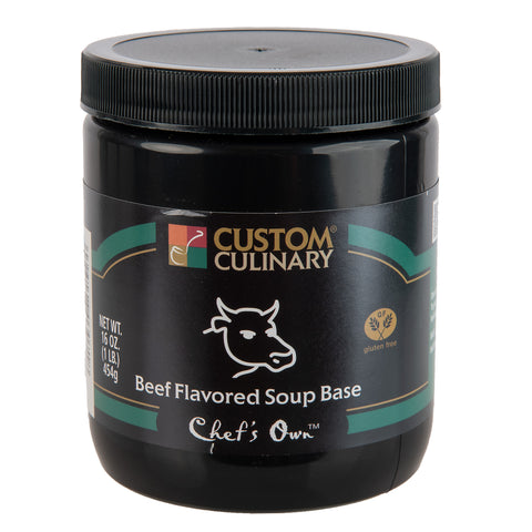 Chefs Own Beef Flavored Granules Base Green, 1 Pound -- 12 Case
