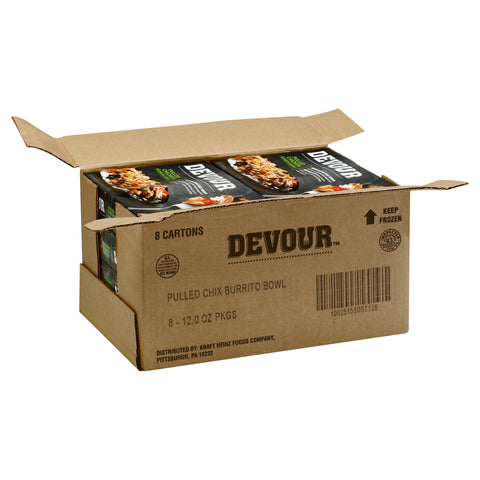 Devour Pulled Chicken Burrito Bowl, 12 Ounce -- 8 per case.