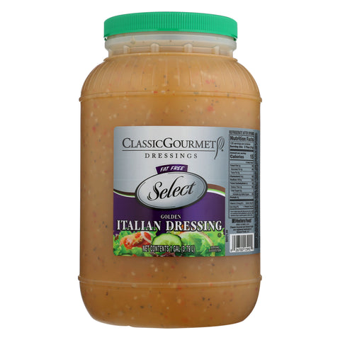 Classic Gourmet Select Golden Italian Dressing, 8.77 Pound -- 4 per case.