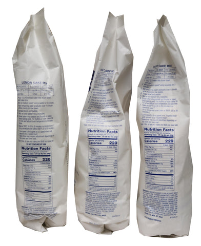 Cake Mix Chocolate White Yellow Assorted