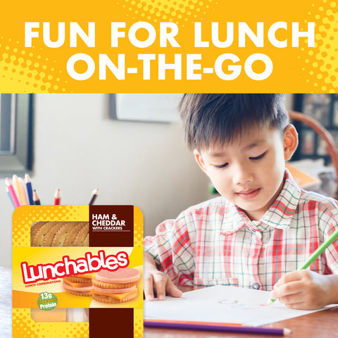 Lunchable Ham/cheddar Cracker
